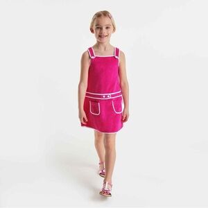 Jacadi Girls Sleeveless Terrycloth Dress, Size 6